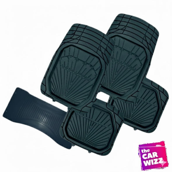 Majic Black 5 Pcs Legacy Bucket Heavy Duty Rubber for Car SUV Truck & Van - The Car Wizz