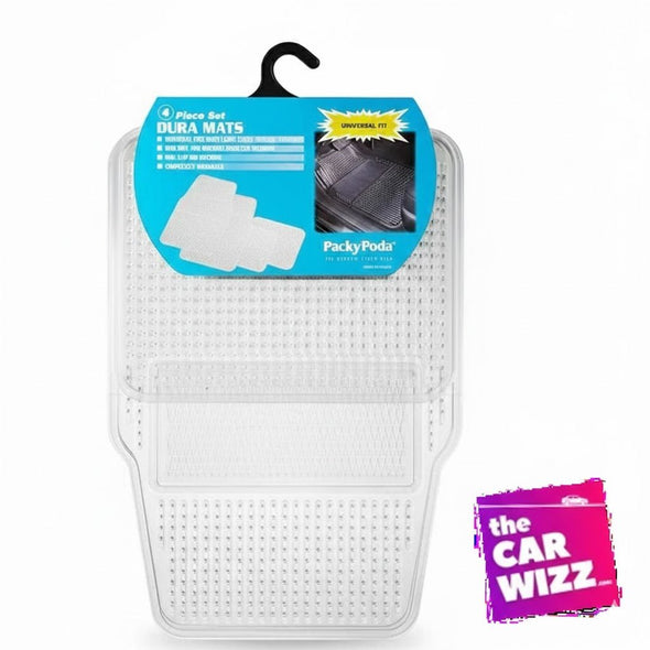 Packy Poda Clear Elite 4 - Piece Vehicle Floor Mat Set - The Car Wizz