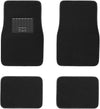 Swiss Drive Premium 4pc Plush Floor Mat Black - The Car Wizz