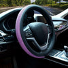 Black Purple Diamond Bling Steering Wheel Cover with Sparkling Crystal Rhinestones. - The Car Wizz AutoStore