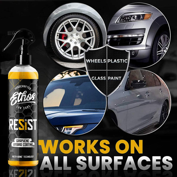 Ethos Resist - UV Ceramic Graphene Coating Spray - The Car Wizz AutoStore