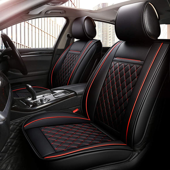 Executive Premium Car Seat Covers with PU Leather for Front & Rear Seats - The Car Wizz AutoStore