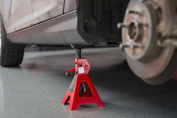 High Quality 2 Ton (4,000 lbs.) Capacity Heavy Duty Jack Stand Set - The Car Wizz AutoStore