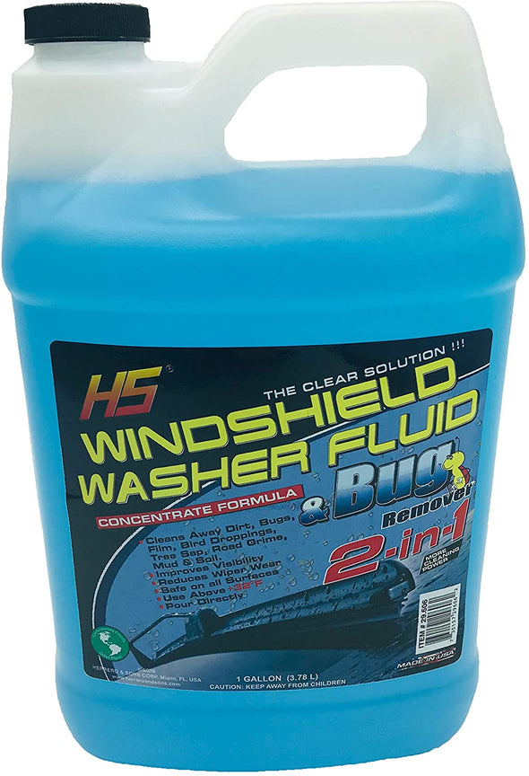 HS 2 in 1 Windshield Washer Fluid - 1 Gal (3.78 Liters) - The Car Wizz AutoStore