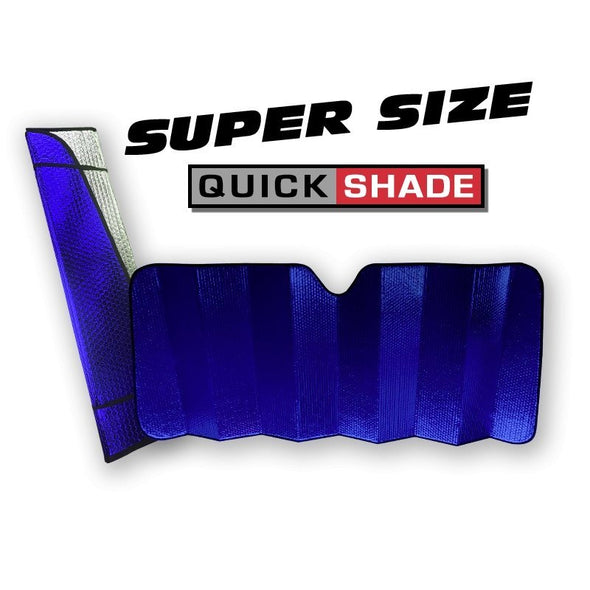 HS JUMBO Car Windshield Sunshade Royal Blue, Keeps Out UV Rays, Protects Vehicle Interior - The Car Wizz AutoStore