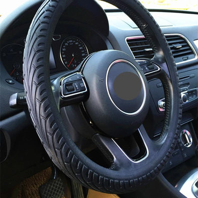 Hybrid Aqua Note Black Soft Anti-Slip Silicone Steering Wheel Covers - The Car Wizz AutoStore
