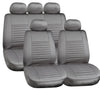 iMajic Luxurious Suede Look Grey Seat Cover Complete Set - The Car Wizz AutoStore