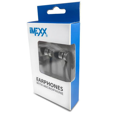 IMEXX EARPHONE WITH MICROPHONE - FLAT CABLE - The Car Wizz AutoStore