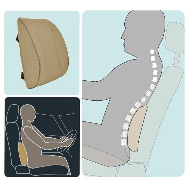 Lumbar Support Seat Cushion for Car, Home or – The Car Wizz