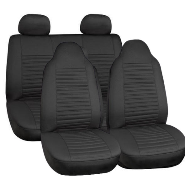 Majic Bali High Back Luxurious Leather Look Seat Cover Set ( Airbag Compatible) - The Car Wizz AutoStore