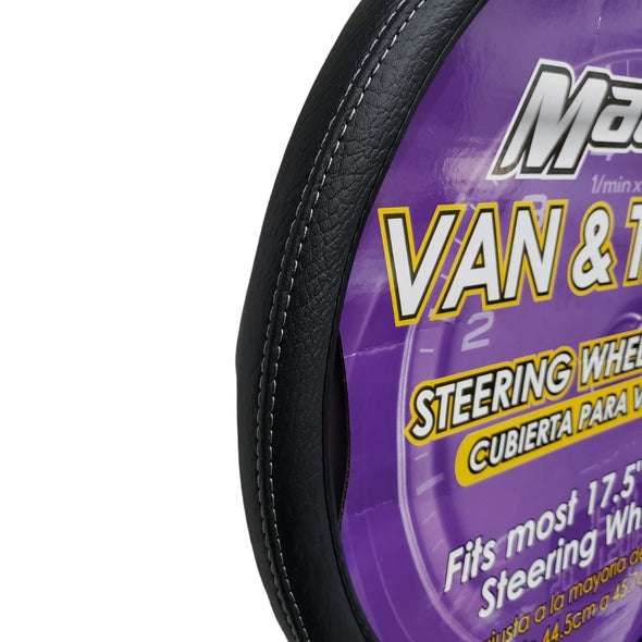 Majic Black Van & Truck Steering Wheel Cover, Odorless, Breathable, Anti-Slip - The Car Wizz AutoStore