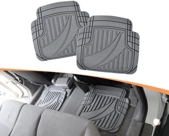 Majic Weather Rite - Anti Slip, Trimmable Mats - 4pc Rubber Floor Mats for Car SUV - The Car Wizz AutoStore