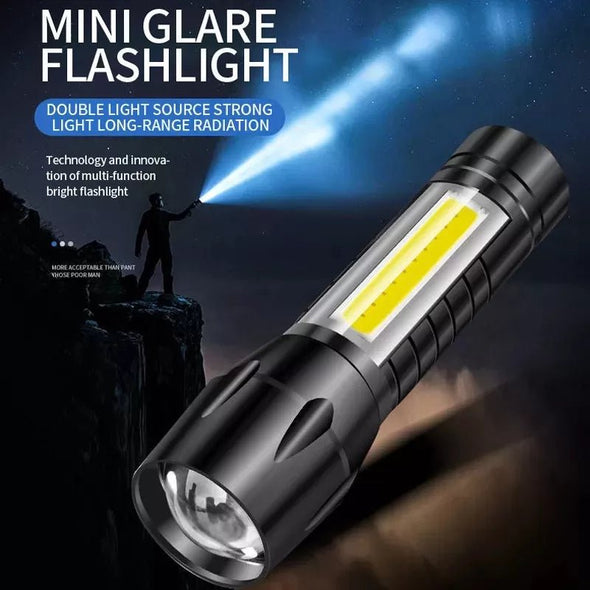 Mini USB Rechargeable Emergency Flashlight - theCarWizz.com