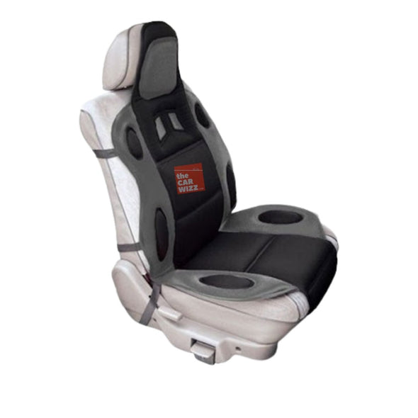 Sporty Look & Feel Racing Car Seat Cushions with Straps - The Car Wizz AutoStore