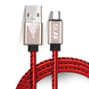 USB Type-C Cable Quick Charger Leather Braided Cable For Samsung S9 S8 Note 9 8 Xiaomi Redmi Note 7 Mi9 Fast USB-C Charging Cord - The Car Wizz AutoStore