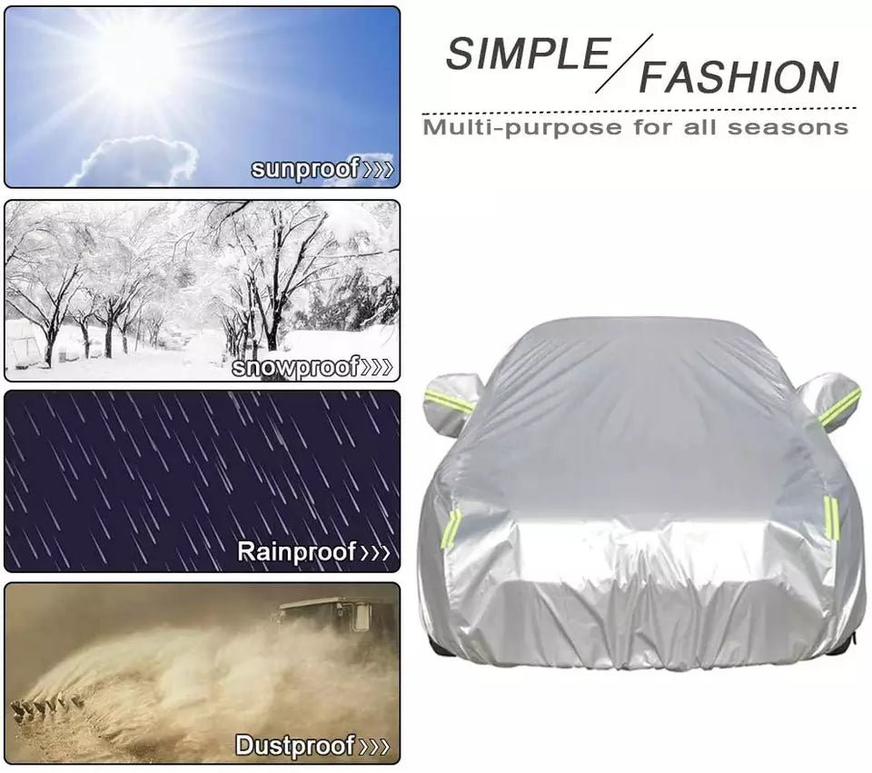 Weather-Proof with Elastic Base Car Cover –